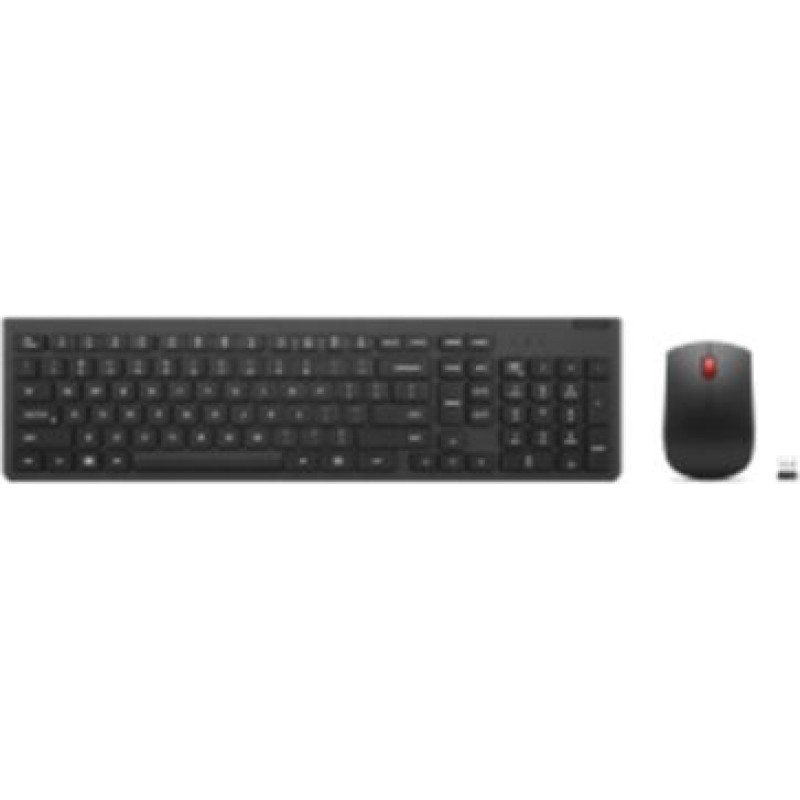 Lenovo 4X31N50719 tastatūra Pele iekļauta Universāls RF Bezvadu Franču Melns