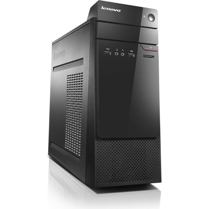 Teqcycle Lenovo ThinkCentre S200 Intel® Pentium® N3700 4 GB DDR3L-SDRAM 500 GB HDD Windows 7 Professional Tower PC (dators) Melns