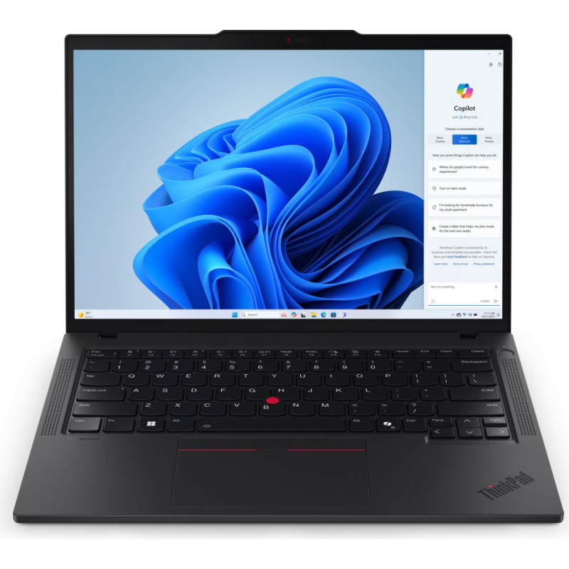 Lenovo ThinkPad T14 Gen 5 (Intel) Intel Core Ultra 7 155U Portatīvais dators 35,6 cm (14