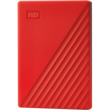 Western Digital External HDD|WESTERN DIGITAL|My Passport|4TB|USB 2.0|USB 3.0|USB 3.2|Colour Red|WDBPKJ0040BRD-WESN