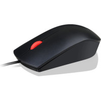Lenovo Essential USB Black (Red Wheel) Mouse