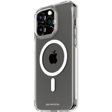 Panzerglass ® HardCase Transparent w. White MagSafe & D3O® iPhone 15 Pro Max mobilo telefonu apvalks 17 cm (6.7