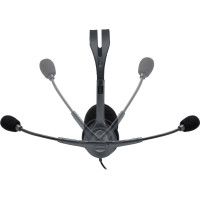 Logitech HEADSET STEREO H111/GREY 981-000593 LOGITECH