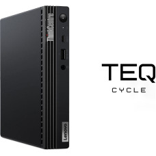 Teqcycle Lenovo Thinkcentre M70Q G1 Intel® Core™ i5 i5-10500T 16 GB DDR4-SDRAM 256 GB SSD Windows 11 Pro Mini PC Melns