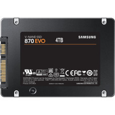 Samsung SSD|SAMSUNG|870 EVO|4TB|SATA|SATA 3.0|MLC|Write speed 530 MBytes/sec|Read speed 560 MBytes/sec|2,5