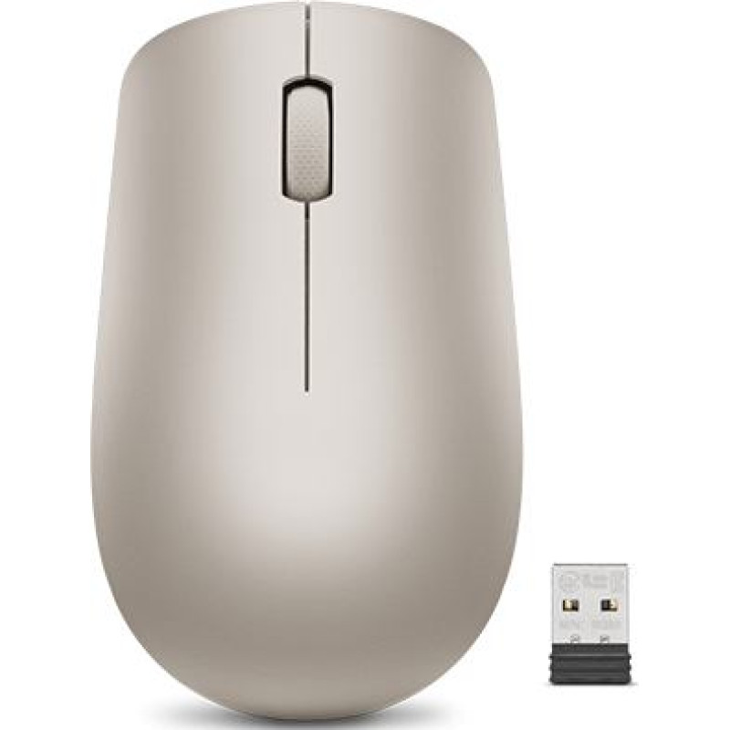 Lenovo 530 pele Birojs Abām rokām RF Bezvadu Optisks 1200 DPI