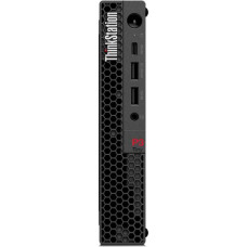 Lenovo ThinkStation P3 Intel® Core™ i7 i7-14700T 16 GB DDR5-SDRAM 512 GB SSD NVIDIA T400 Windows 11 Pro Mini PC Darbstacija Melns