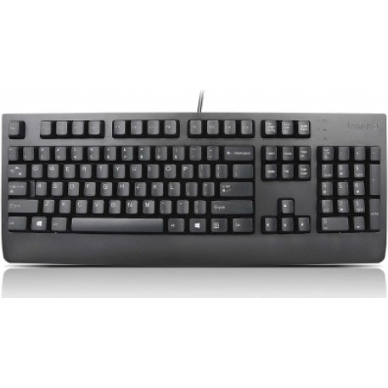 Lenovo 4X30M86890 tastatūra Birojs USB Franču Melns