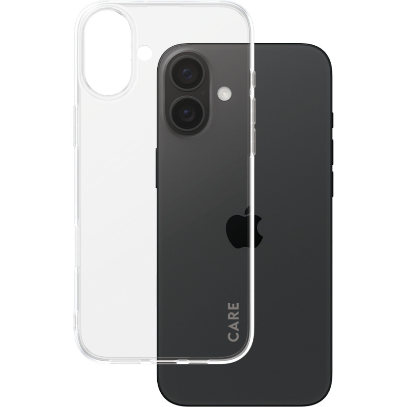 Panzerglass CARE by ® Fashionable Case Transparent X-Ray Soft Basic iPhone 16 Plus mobilo telefonu apvalks Aploksne Caurspīdīgs