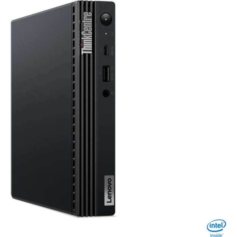 Lenovo ThinkCentre M70q Intel® Core™ i3 i3-10100T 8 GB DDR4-SDRAM 256 GB SSD Windows 10 Pro Mini PC Melns