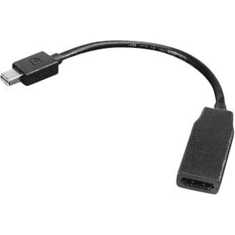 Lenovo 0B47089 video kabeļu aksesuārs 0,2 m Mini DisplayPort HDMI Melns