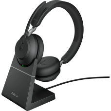 Jabra Evolve2 65 Austiņas Bezvadu Birojs / zvanu centrs USB Type-A Bluetooth Melns