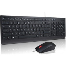 Lenovo 4X30L79917 tastatūra Pele iekļauta Birojs USB Swiss Melns