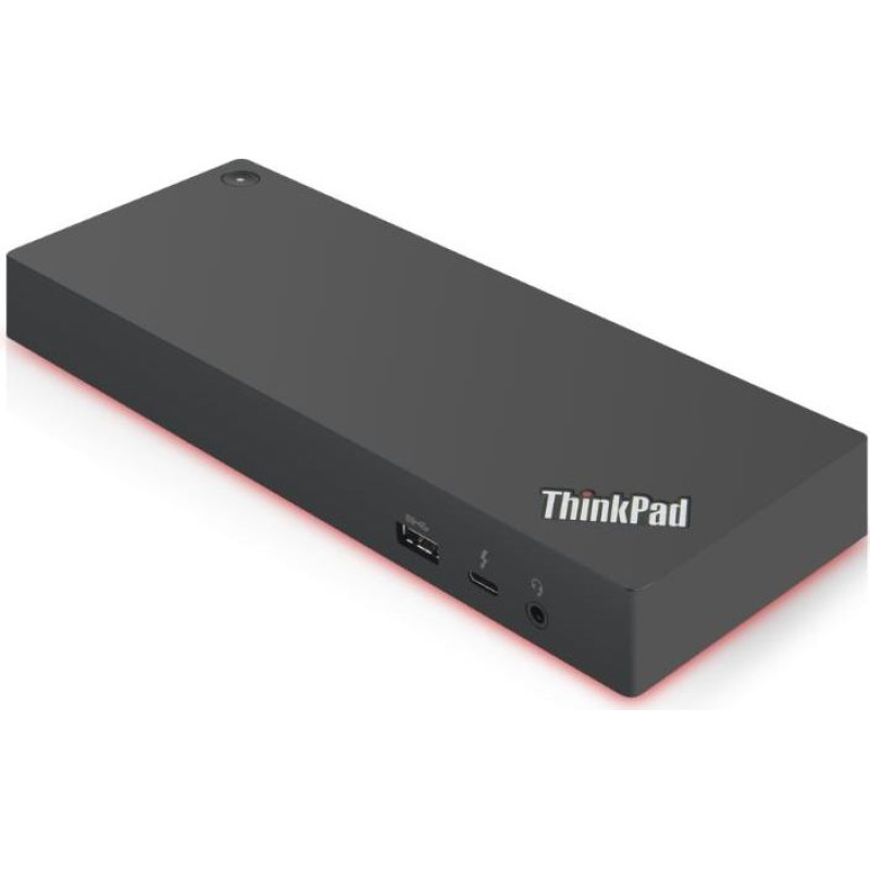Lenovo 40AN0135EU dokstacija Vadu Thunderbolt 3 Melns, Sarkans