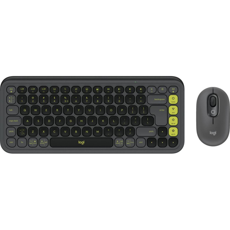 Logitech KEYBOARD +MOUSE COMBO POP ICON/GR/GREEN 920-013140 LOGITECH