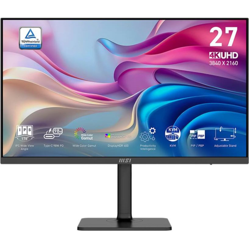 MSI LCD Monitor|MSI|MODERN MD272UPHG|27
