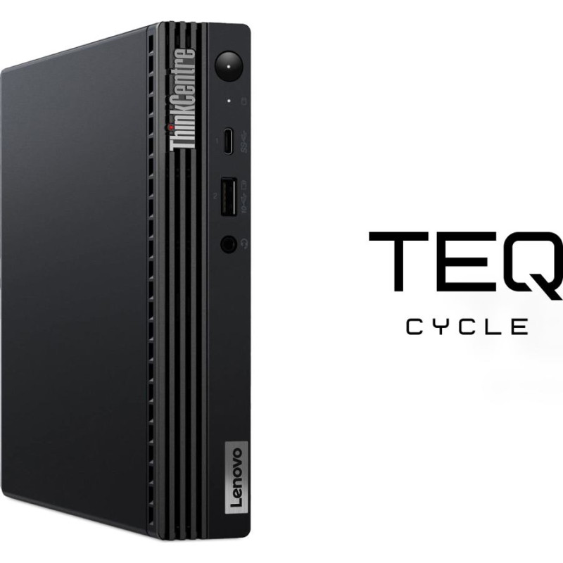 Teqcycle Lenovo Thinkcentre M70Q Intel® Core™ i5 i5-10400T 32 GB DDR4-SDRAM 512 GB SSD Windows 11 Pro Mini PC Melns