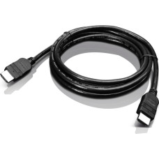Lenovo 2.0m HDMI HDMI kabelis 2 m HDMI Type A (Standard) Melns