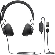 Logitech HEADSET ZONE WIRED/DARK GREY 981-000875 LOGITECH
