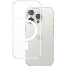 Panzerglass ® HardCase Transparent w. White MagSafe iPhone 16 Pro mobilo telefonu apvalks Aploksne Caurspīdīgs