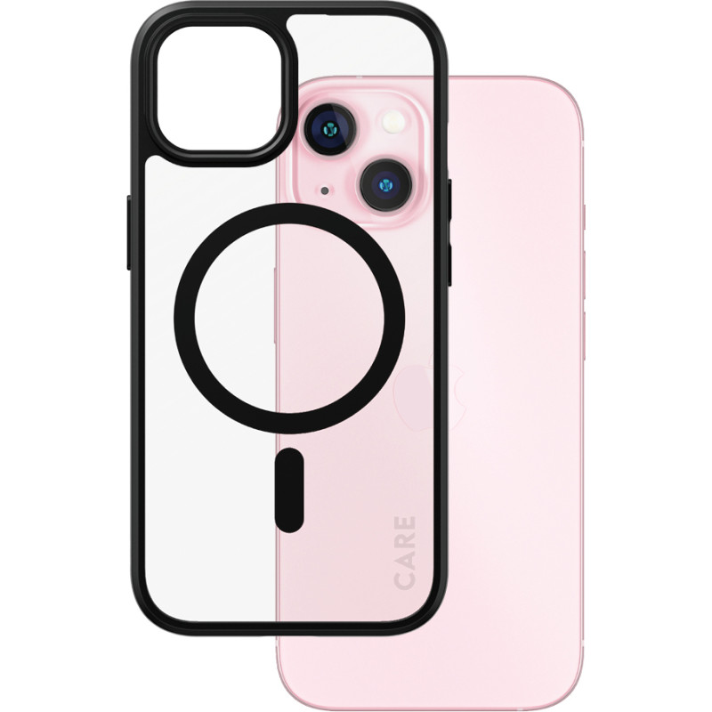 Panzerglass CARE by ® Flagship Case Transparent Urban Combat w. Black MagSafe iPhone 15 mobilo telefonu apvalks 15,5 cm (6.1