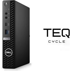 Teqcycle DELL OptiPlex 5090 Intel® Core™ i5 i5-11400T 16 GB DDR4-SDRAM 256 GB SSD Windows 11 Pro MFF Mini PC Melns