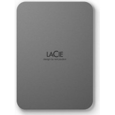 Lacie External HDD|LACIE|Mobile Drive Secure|STLR4000400|4TB|USB-C|USB 3.2|Colour Space Gray|STLR4000400