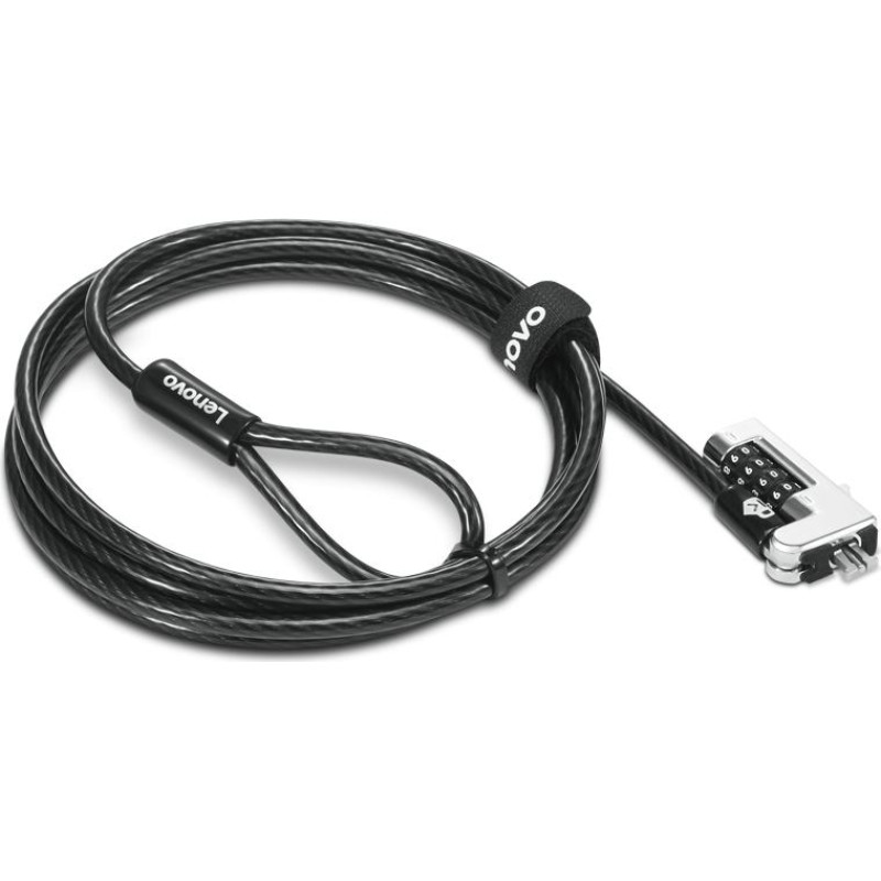 Lenovo 4XE1F30277 kabeļu slēdzene Melns 1,8 m