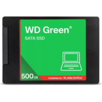 Western Digital SSD|WESTERN DIGITAL|Green|500GB|3D NAND|Read speed 545 MBytes/sec|2,5