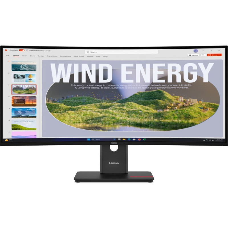 Lenovo ThinkVision T34WD-40 LED display 86,4 cm (34