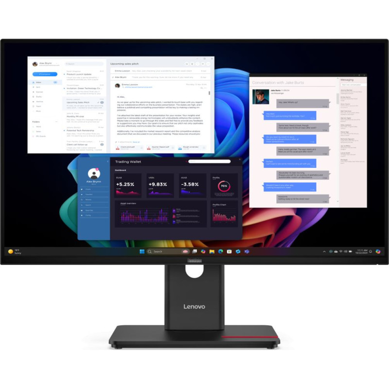 Lenovo ThinkVision T27UD-40 monitori 68,6 cm (27