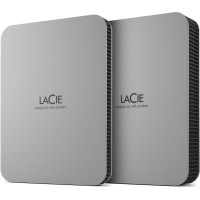 Lacie External HDD|LACIE|Mobile Drive|1TB|USB-C|Colour Silver|STLP1000400