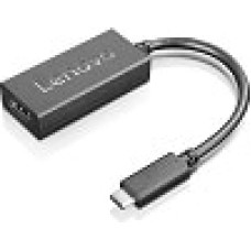 Lenovo 4X90R61022 video kabeļu aksesuārs 0,24 m USB Veids-C HDMI Type A (Standard) Melns