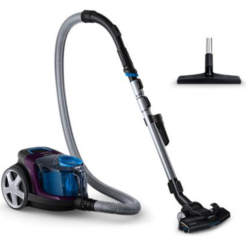 Philips Vacuum Cleaner|PHILIPS|Canister/Bagless|750 Watts|Capacity 1.5 l|Noise 76 dB|Purple|Weight 4.5 kg|FC9333/09