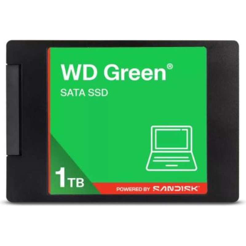 Western Digital SSD|WESTERN DIGITAL|Green|1TB|3D NAND|Read speed 545 MBytes/sec|2,5