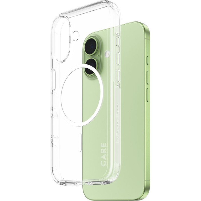 Panzerglass CARE by ® Flagship Case Transparent Urban Explorer w. White MagSafe iPhone 17 mobilo telefonu apvalks Aploksne Caurspīdīgs