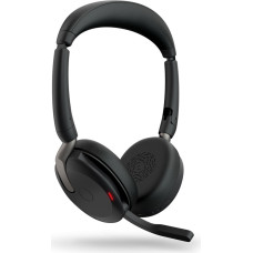 Jabra Evolve2 65 Flex Austiņas Vadu & Bezvadu Birojs / zvanu centrs Bluetooth Melns