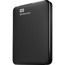 Western Digital External HDD|WESTERN DIGITAL|Elements Portable|1TB|USB 3.0|Colour Black|WDBUZG0010BBK-WESN
