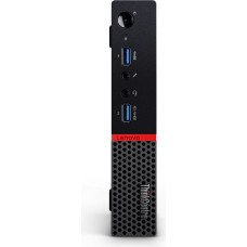 Lenovo ThinkCentre M700 Intel® Core™ i3 i3-6100T 4 GB DDR4-SDRAM 500 GB HDD Windows 7 Professional Mini PC Melns