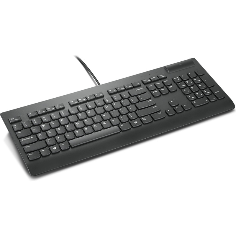 Lenovo 4Y41B69384 tastatūra Birojs USB QWERTY Britu angļu valoda Melns