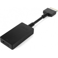 Lenovo 4X90J40422 kabeļu spraudņu pāreja OneLink OneLink+ Melns