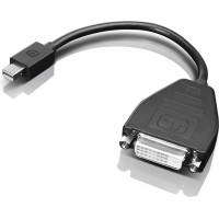 Lenovo 0B47090 video kabeļu aksesuārs 0,2 m Mini-DisplayPort SL-DVI Melns