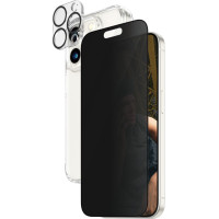 Panzerglass Privacy 3-in-1-Pack iPhone 2023 6.1 Pro Caurspīdīgs ekrāna aizsargs Apple 1 pcs