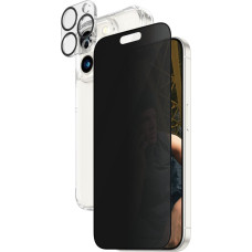 Panzerglass Privacy 3-in-1-Pack iPhone 2023 6.1 Pro Caurspīdīgs ekrāna aizsargs Apple 1 pcs