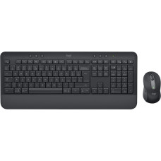 Logitech Signature MK650 Combo For Business tastatūra Pele iekļauta Birojs Bluetooth sistēma QWERTY Dāņu, Somu, Norvēģu, Zviedru Grafīts