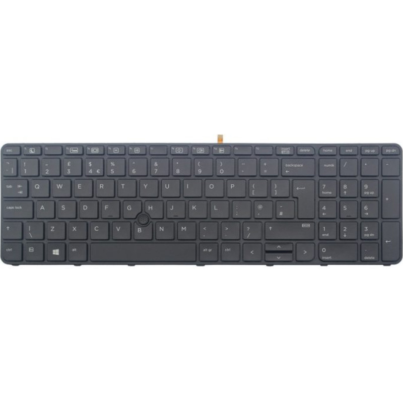 HP 841145-B71 portatīvo datoru rezerves daļa Tastatūra