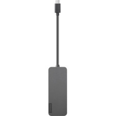 Lenovo 4X90X21427 dokstacija USB 3.2 Gen 2 (3.1 Gen 2) Type-C Pelēks