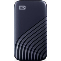 Western Digital External SSD|WESTERN DIGITAL|My Passport|500GB|USB-C|Write speed 1000 MBytes/sec|Read speed 1050 MBytes/sec|Proprietary|WDBAGF5000ABL-WESN