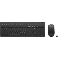 Lenovo 4X31N50746 tastatūra Pele iekļauta Universāls RF Bezvadu QWERTY Amerikāņu angļu valoda Melns