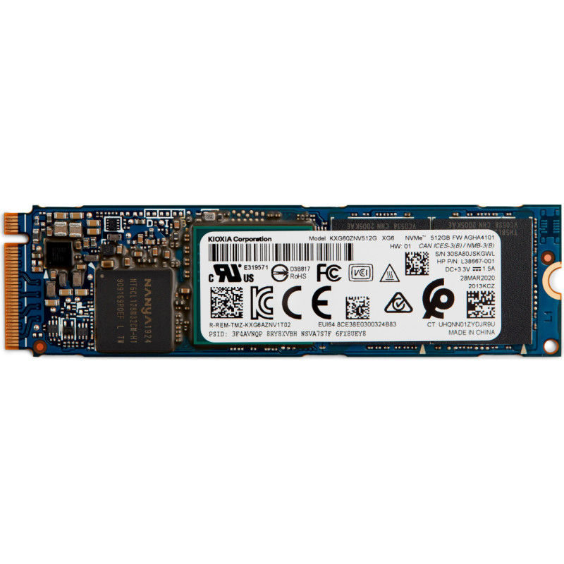 HP 1D0H7AA 512 GB M.2 PCI Express 3.0 NVMe TLC